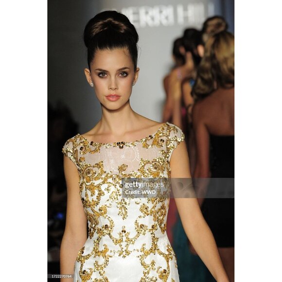 NW Luxury Couture Designer Party Prom Dress Wedding Evening Cocktail Runway Gown - Picture 16 of 16